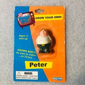 VERY RARE Grow Your Own Peter Griffin Family Guy Toy Brand NEW 2006